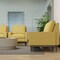 Pistachio - Green Abstract & Geometric,Small Scale Upholstery Fabric 54 Inches"